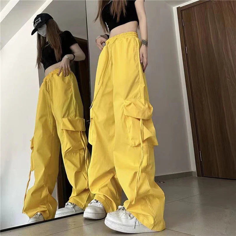 High Waist Cargo Pants