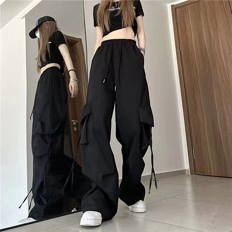 High Waist Cargo Pants