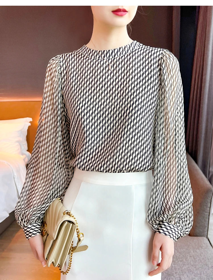 Elegant Chiffon Blouse