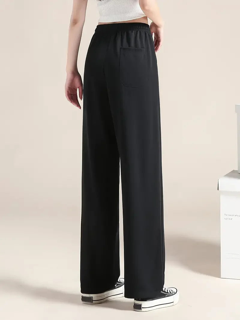 Silk High waist Leg Pants