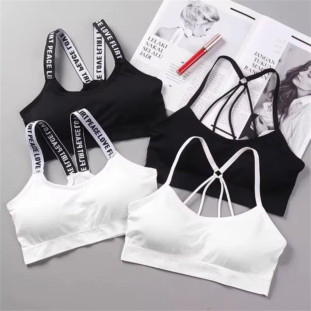 Stylish Strapped Sports Bra