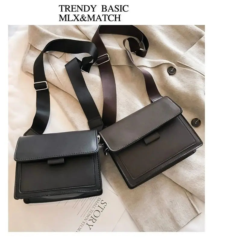 Classic Leather Crossbody Bag