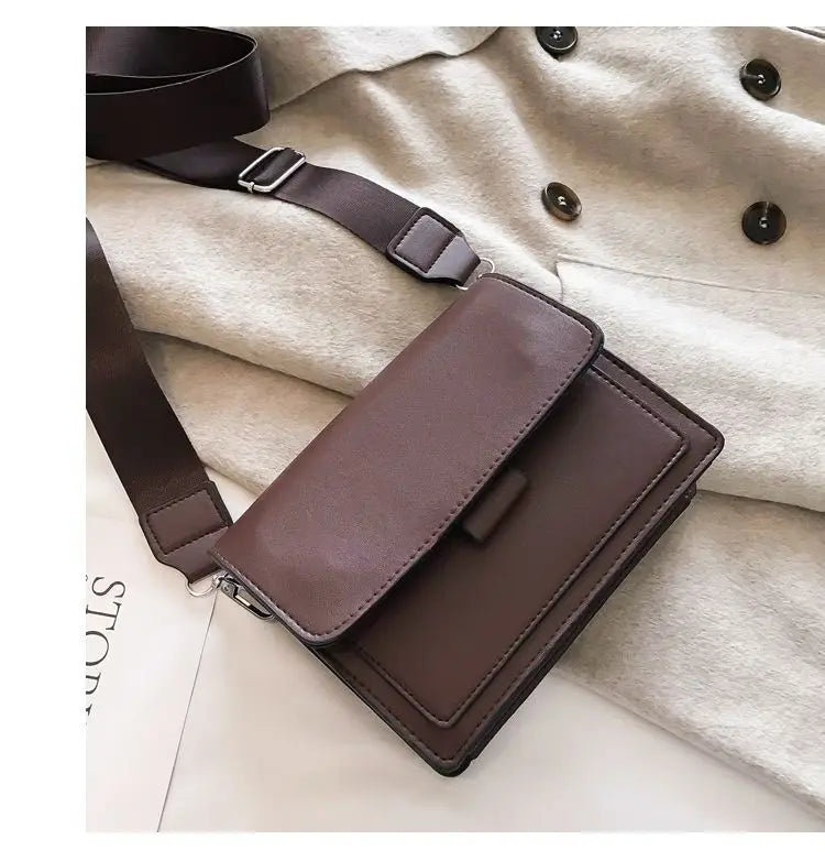 Classic Leather Crossbody Bag