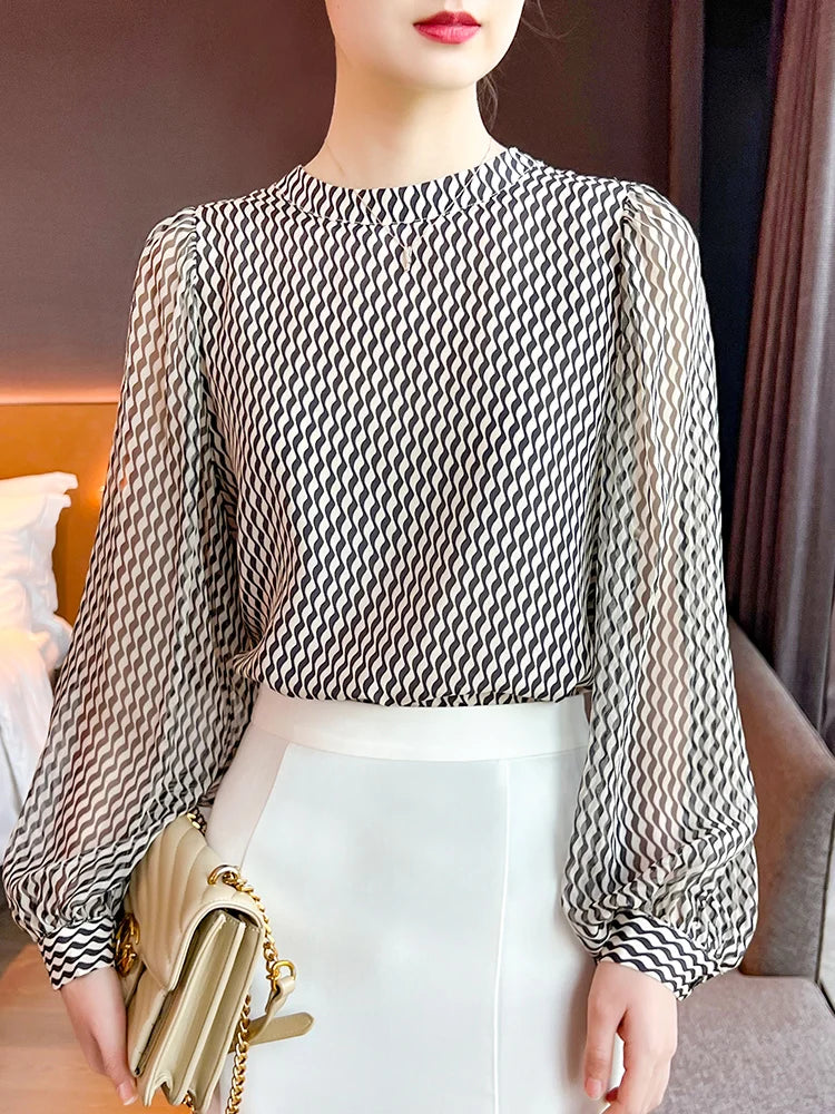 Elegant Chiffon Blouse