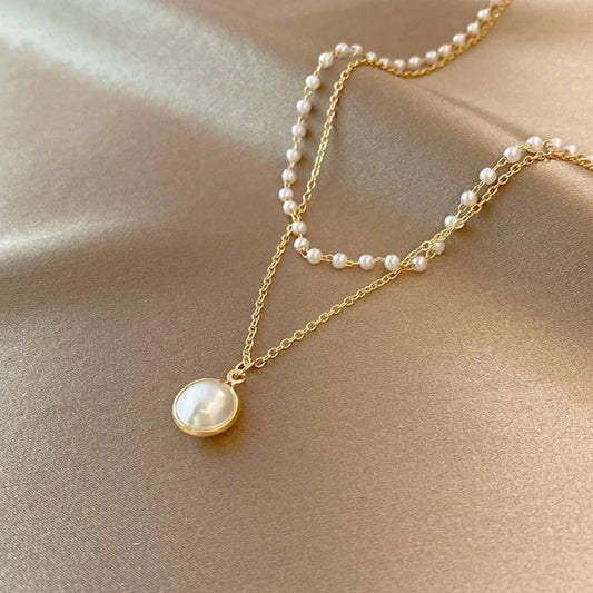 Simple Pearl Necklace