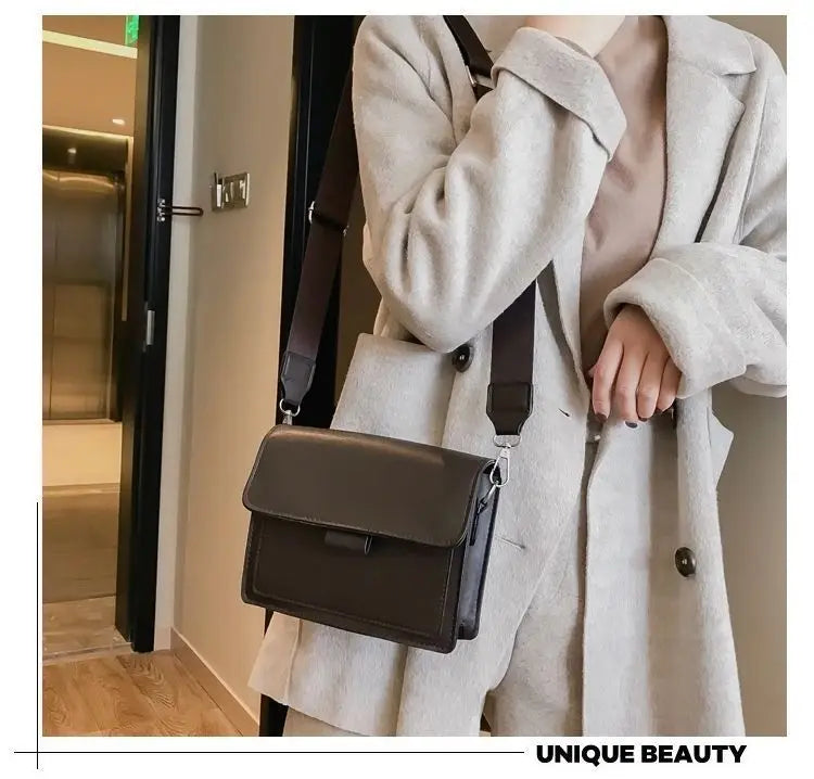 Classic Leather Crossbody Bag